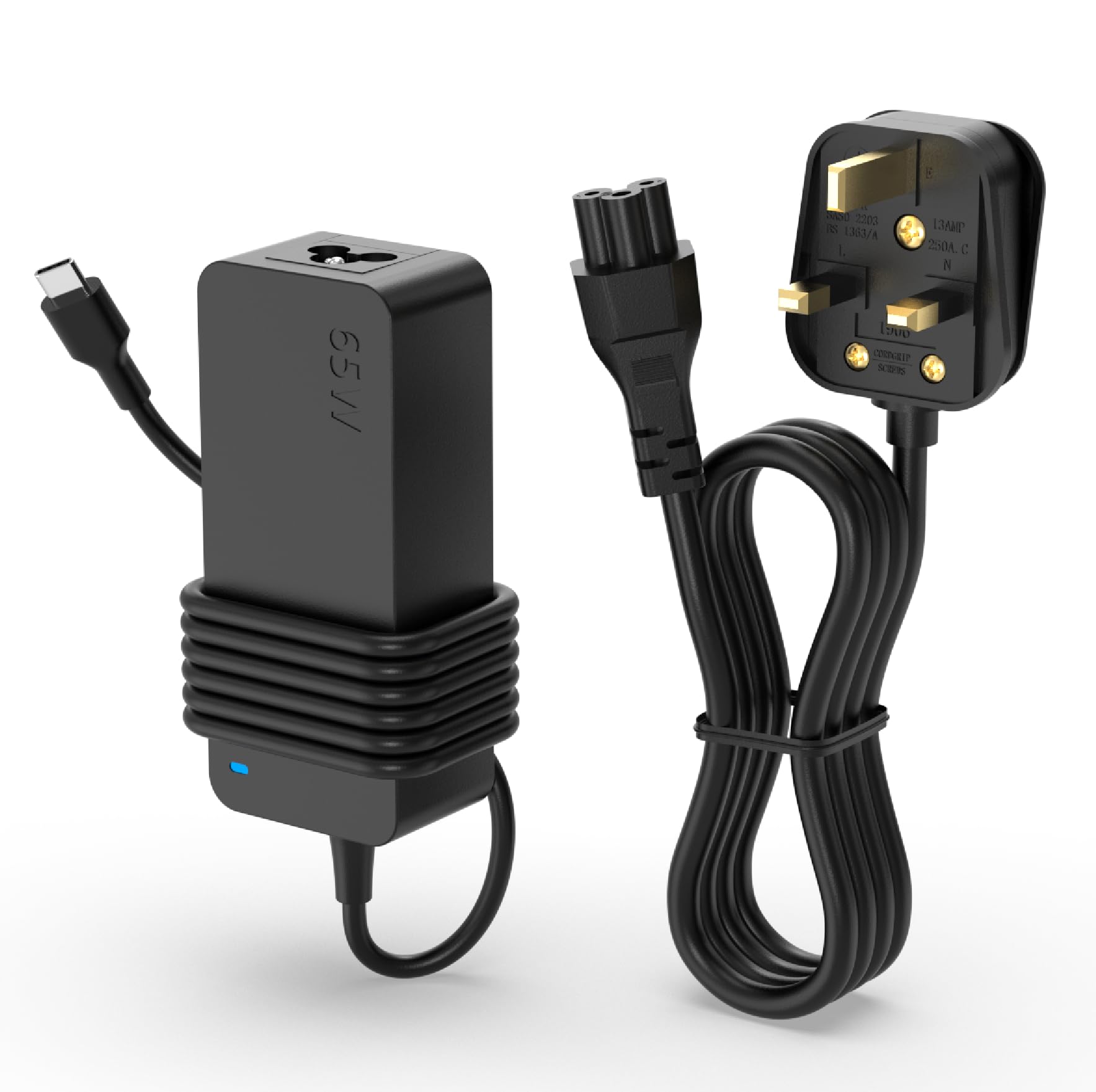 10 Ft, 65W USB-C Fast Charging Compatible with Lenovo Thinkpad Yoga T14 T15 T14s L13 L14 L15 X13 R14 E14 E15 P53s P43s P14s P15s C13 Gen 1-6, X1 Carbon, Tablet, Nano Series Laptop Power Adapter, 45W