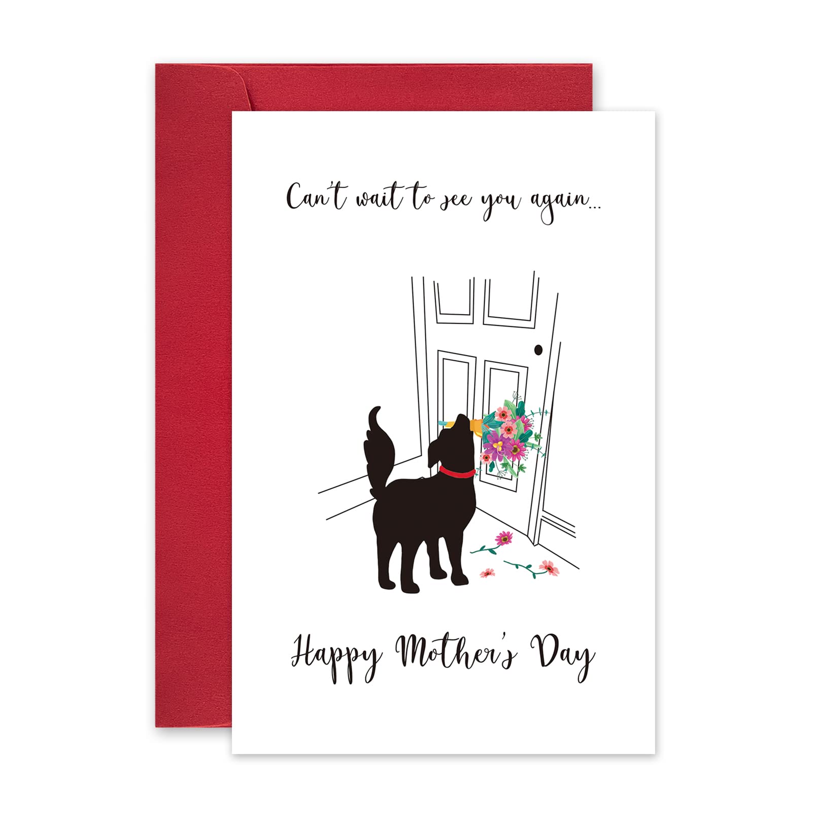 Dog Mothers Day Card Funny Beagle Mother's Day | Mom, Mom, Mom Just
