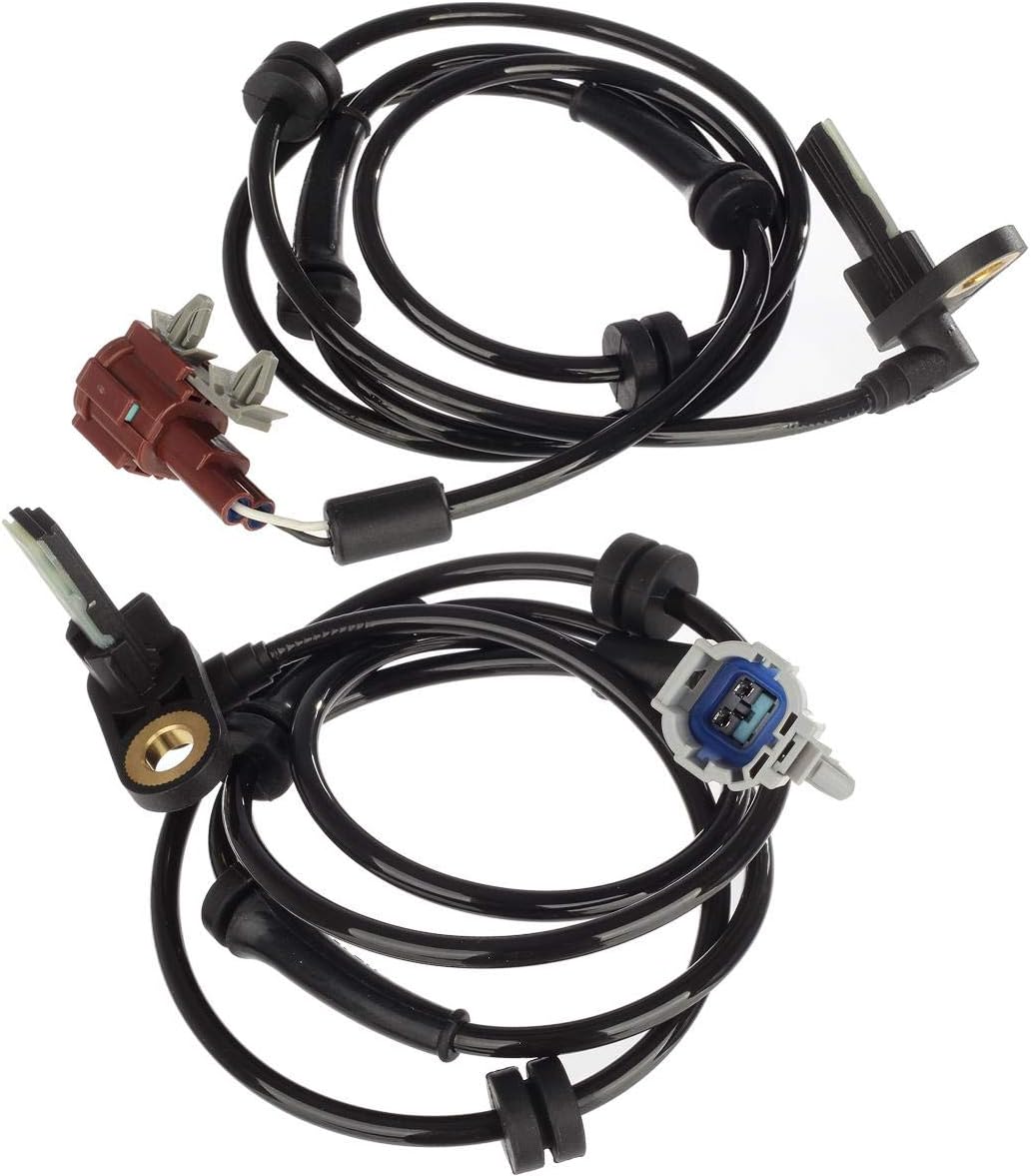 AUTEX 2pcs ABS Wheel Speed Sensor Rear Left & Right 970326 5S11250 ALS639 compatible with Nissan Titan 2004 2005 2006 2007 2008 2009 2010 2011 5.6L