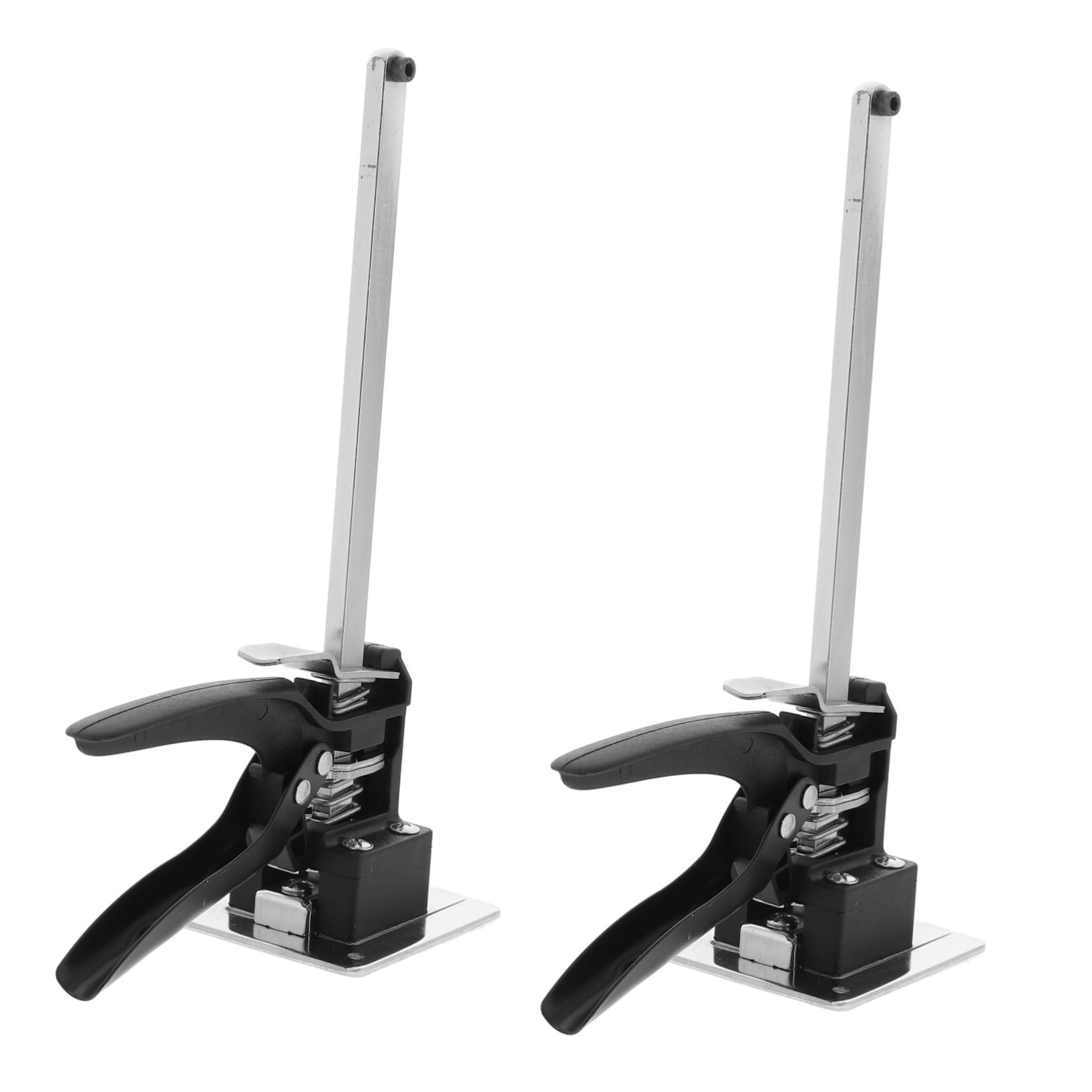 LALAFINA 2 Piezas Herramienta de Ajuste de Altura para Baldosas de Cerámica Elevador y Posicionador de Cerámica Ajustador de Nivelación de Pared Fabricada Acero Completo para Mayor