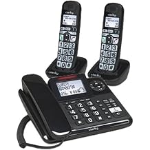 Clarity Bogen Horn E814Cc Amplified Telephone - Clear Sound for Seniors & Hearing Impaired with 2 Handsets