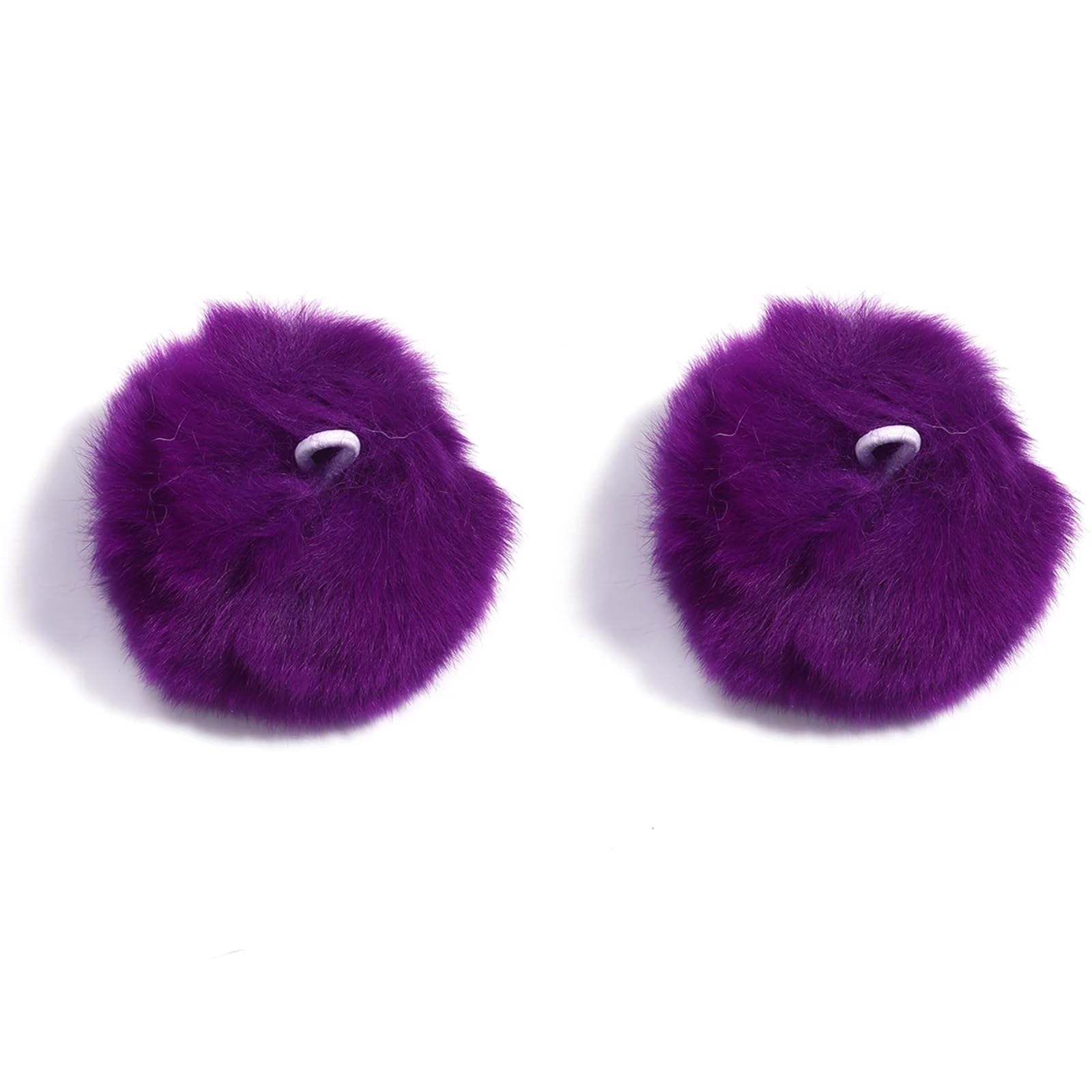 Fluffy Soft Pompom Balls 6cm 20pcs for DIY Sewing Keychain Hat Glove Craft
