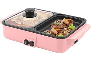 Topwit Electric Grill with Hot Pot - 2 in 1 Indoor Delight