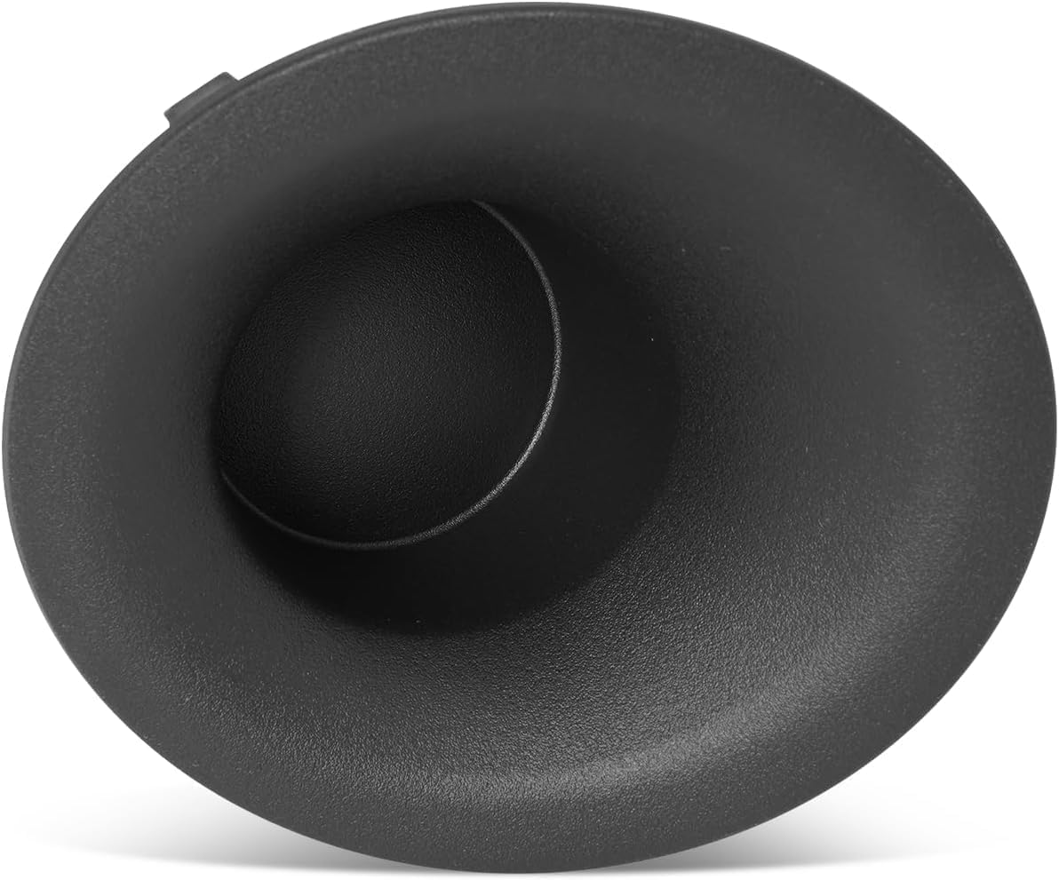 DAT AUTO PARTS Left Front Driver Side Fog Light Cover Replacement For 2015-2023 Dodge Challenger Black Textured Use For Cover w/Round Fog Hole CH1038212 68259661AA