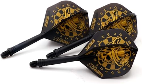 Miniatura 2 de CUESOUL ROST - Eje de dardos integrado y estándar de vuelo de dardosdelgadodiamanteala grandelágrimadiamante