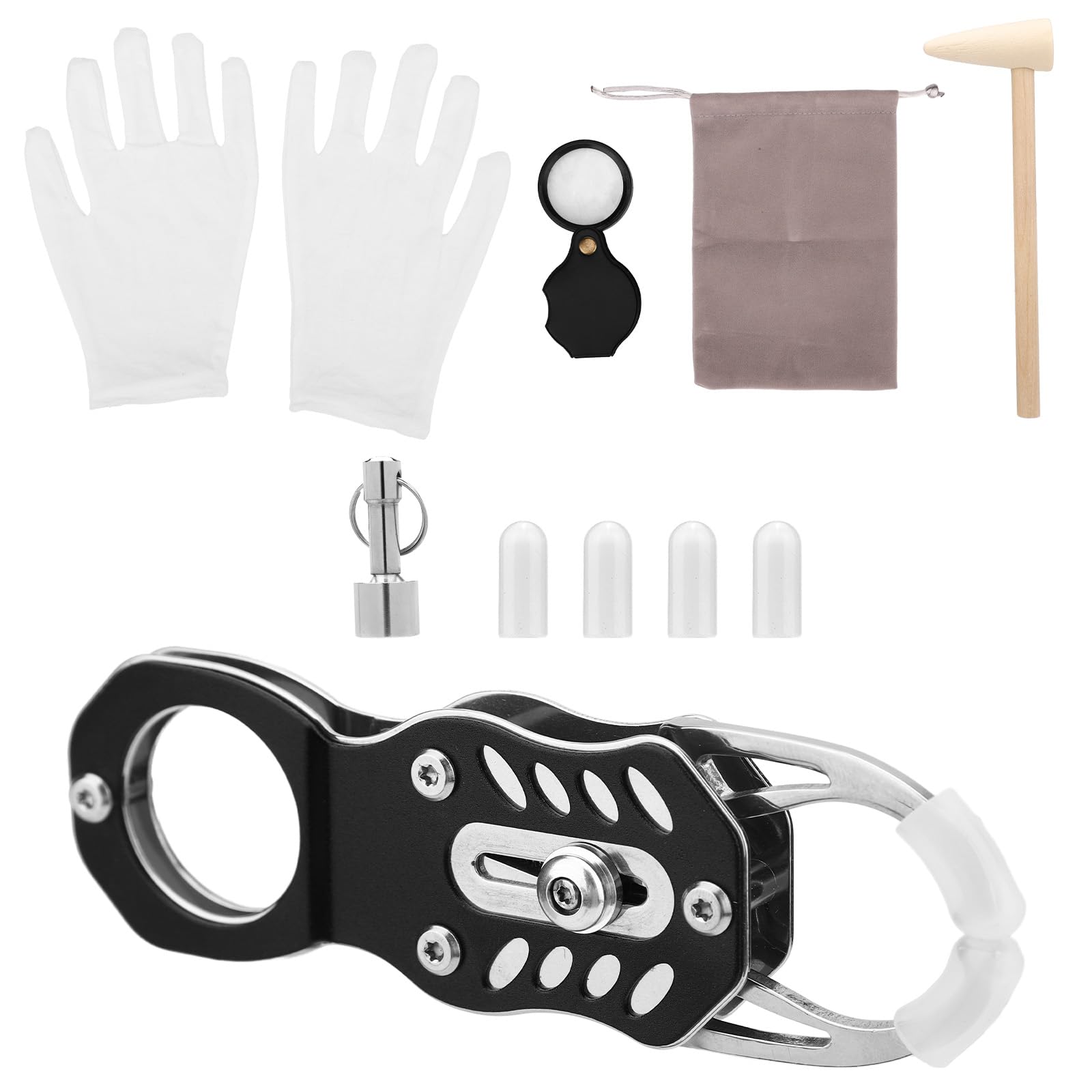 Kit per Test di Vibrazione Delle Monete, Test di Vibrazione Delle Monete Tascabile Strumento Verifica Della Risonanza Vibrazioni e del Confronto Dimensioni Adatto Ai Collezionisti