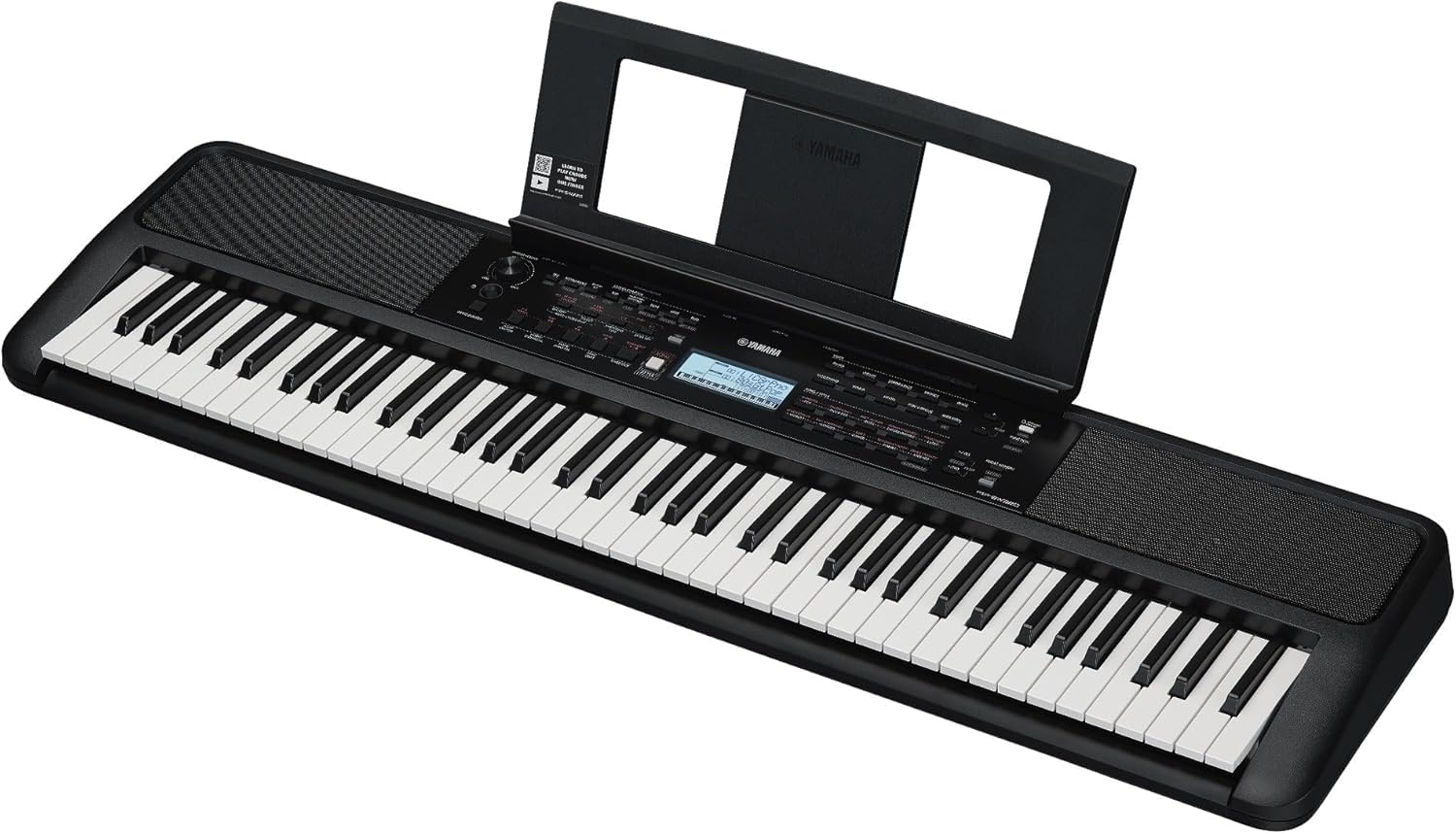 Yamaha Tragbares PSR-EW320 Keyboard für Anfänger im Paket mit HPH-100-Kopfhörern, L-2C-Keyboardständer