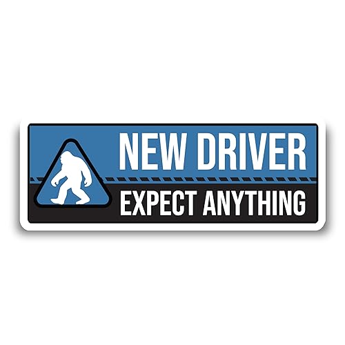 Magnet Me Up New Driver Expect Anything Magnet Decal -