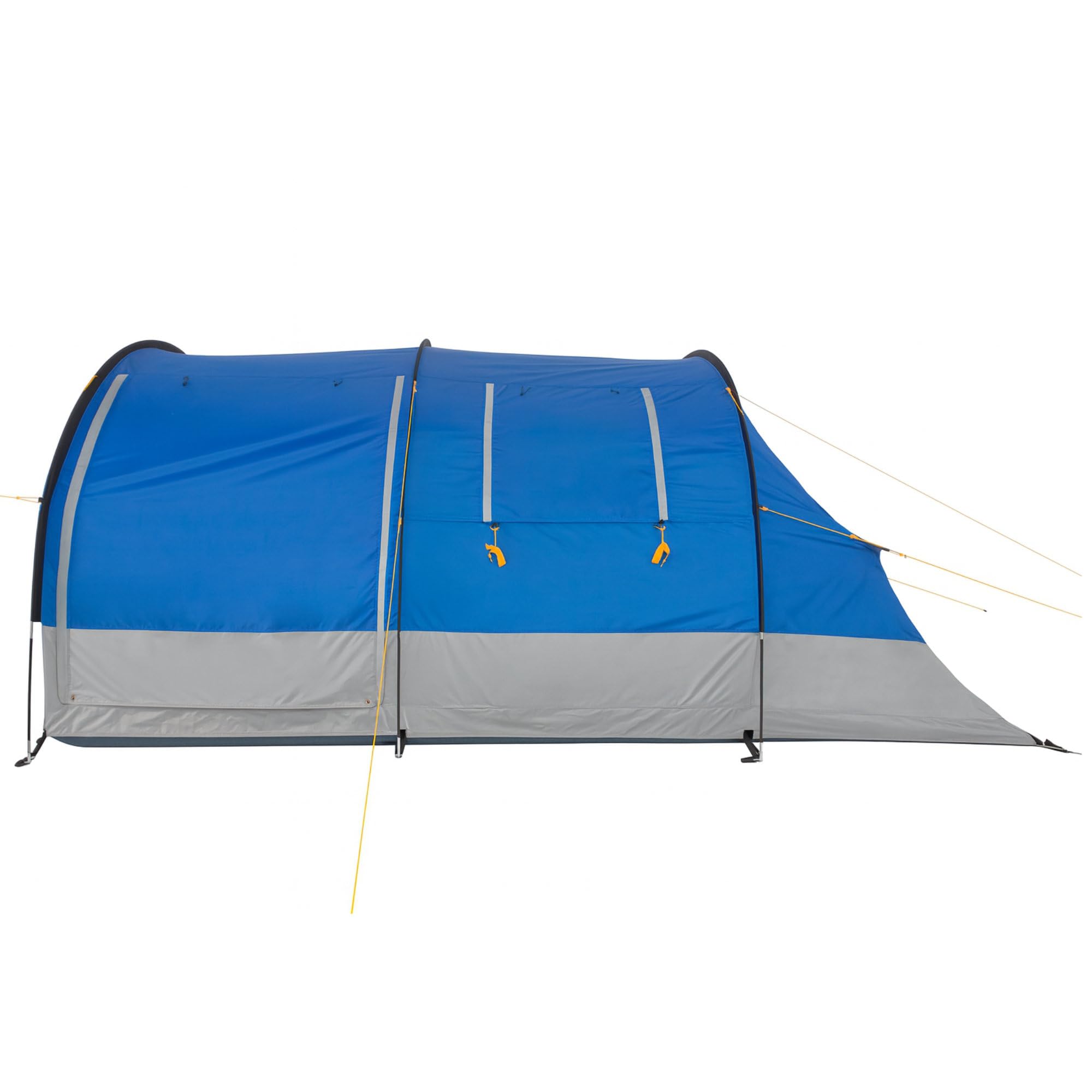 CampFeuer Tenda da campeggio Smart per 4 persone | Tenda familiare grande con 3 entrate e 2.000 mm di colonna d'acqua | Tenda a tunnel | Tenda per gruppi
