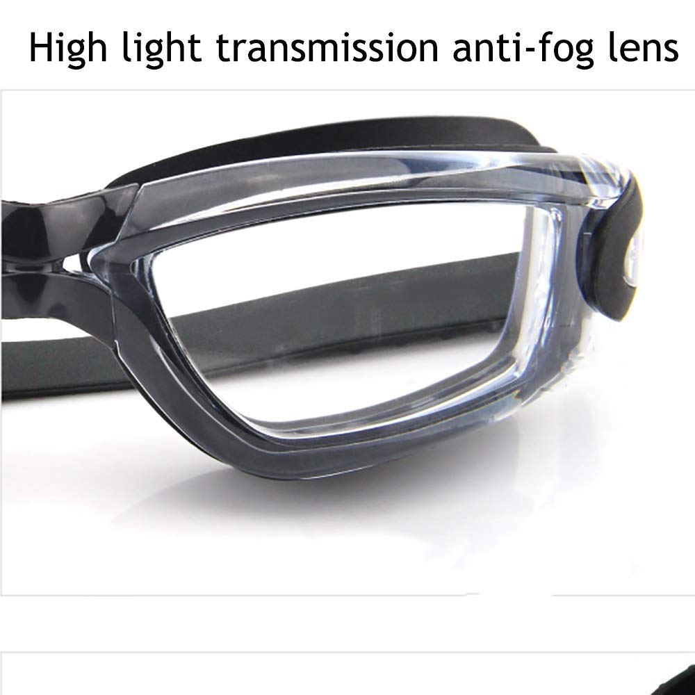 Pływające gogle bez przecieków ochrona przed zaparowaniem UV Crystal Clear Vision Triathlon Pływanie Gogle z bezpłatnym etui ochronne dla dorosłych mężczyzn kobiet młodzieży