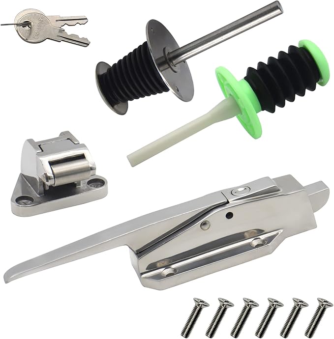 0058 Safeguard Radial Latch, Safeguard Complete Latch Kit, Walkin