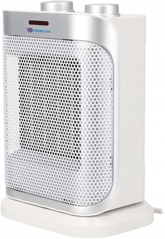 Dedra kerámia ventilátoros fűtőtest 1500W fehér, 3 fokozat, termosztát, kompakt