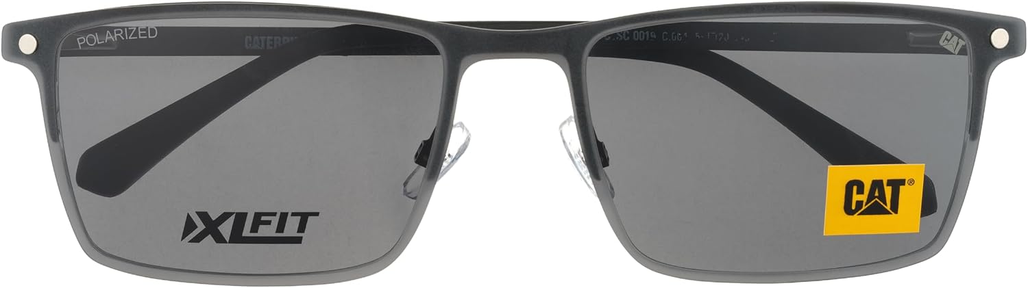 CAT CTSC 0019 Mens Optical Frame with Magnetic Polarized Sun Clip image 3