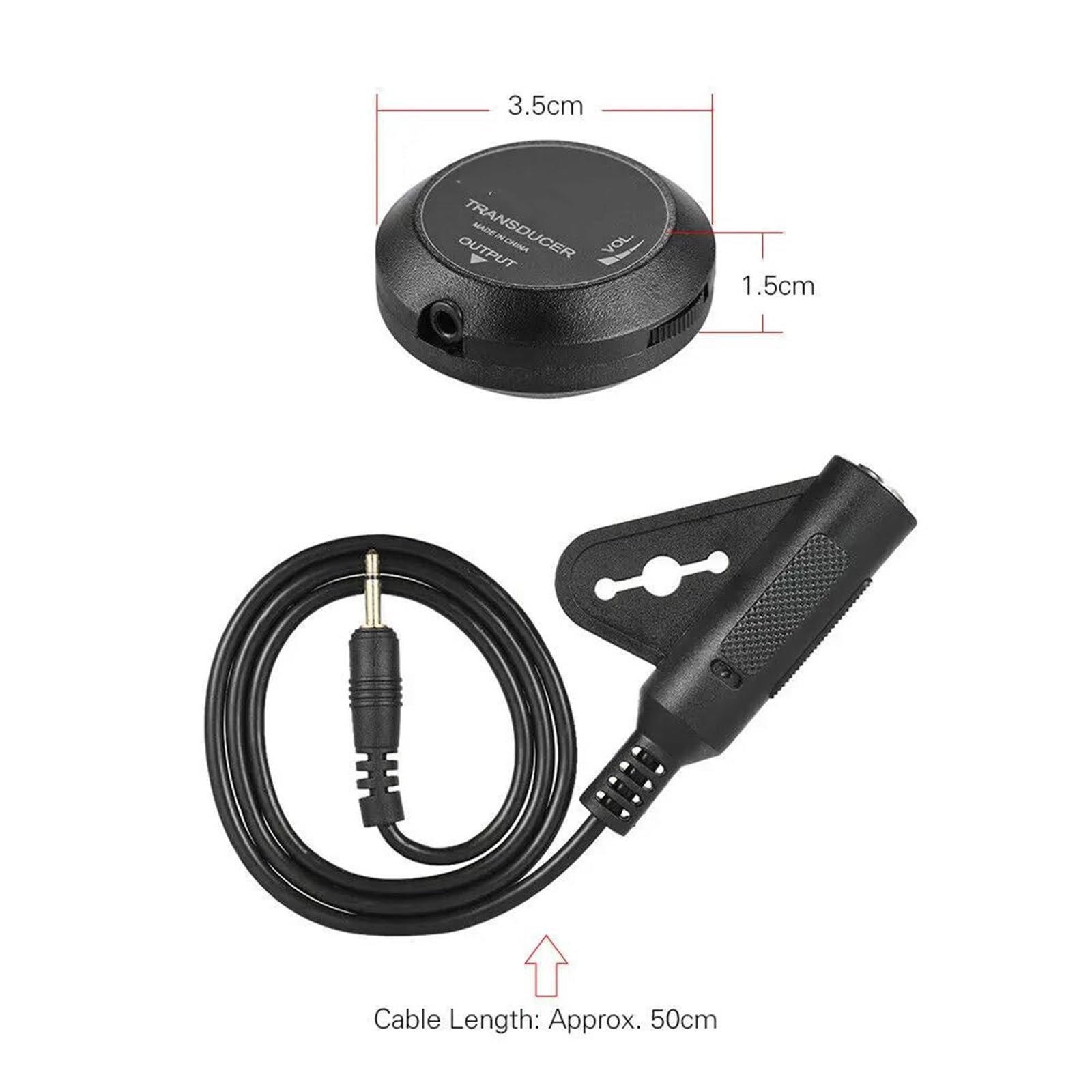 Pickup per strumenti ad arco Trasduttore Microfono A Contatto Pickup Piezoelettrico Per Chitarra Adatto Per Chitarra Folk Classica Acustica Violino Ukulele