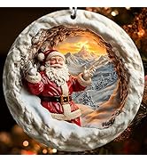 Jabihome Year Ornament 2024, Collectible Christmas Ornaments, Acrylic Christmas Tree Suncatcher E...