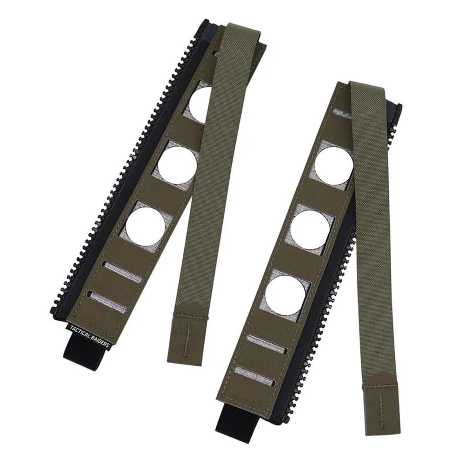Genérico Adaptador Zipper Panel Trasero MOLLE, Conector Mochila Nylon | Accesorio Ligero 15x5x5cm for Unir Paneles Traseros Y Configuraciones De Mochila