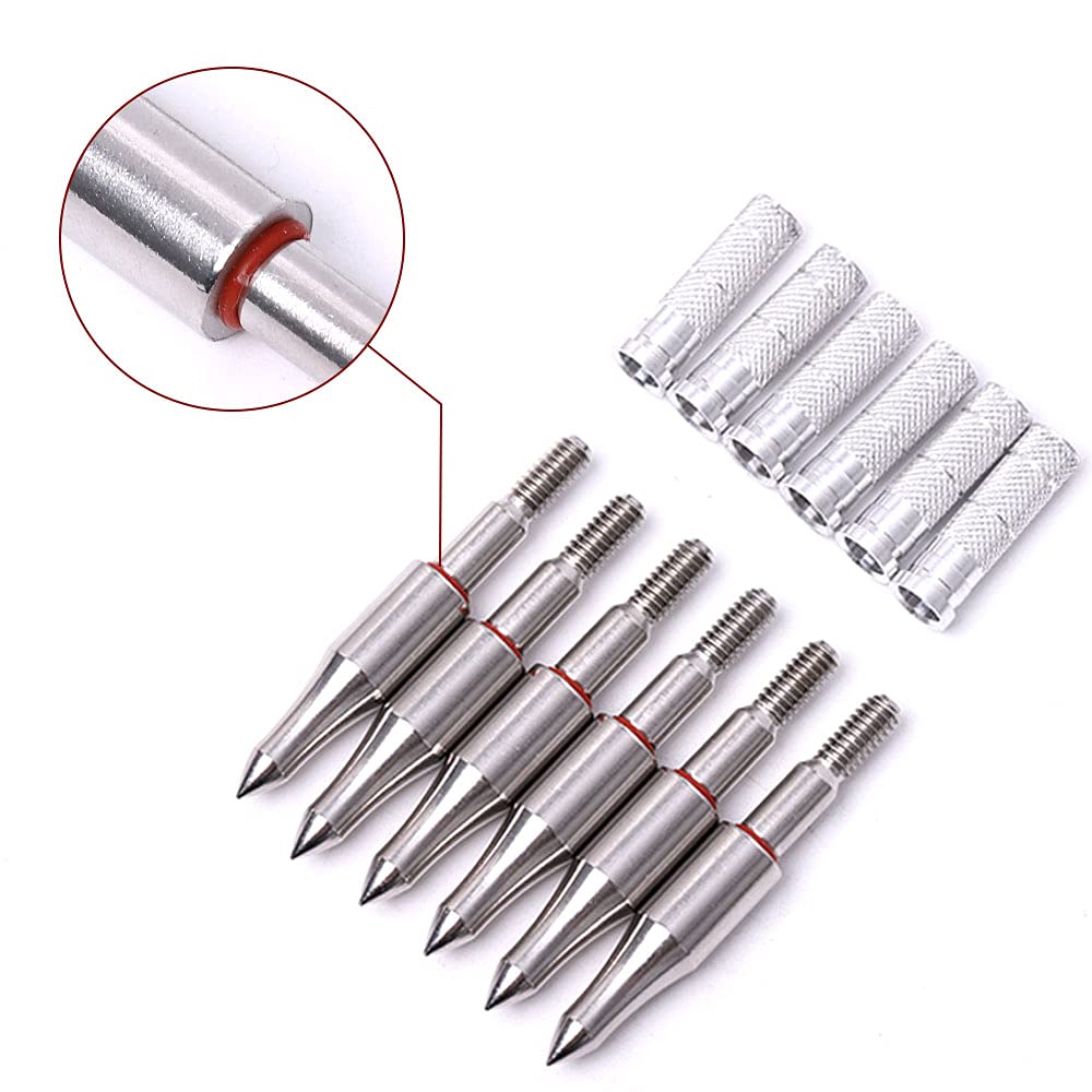 Target Arrows Tips Archery Target Practice Points 150 Grains Archery Field Points - 9/32 ...