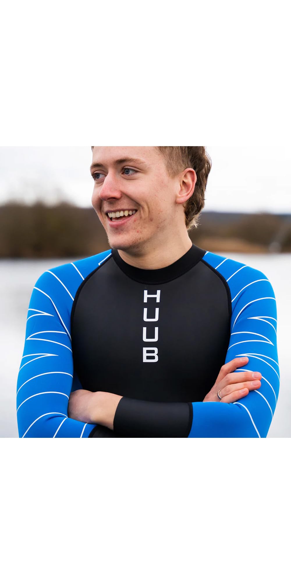 Huub Mens Open Water Collective Wetsuit OWCBL - Black/Blue -
