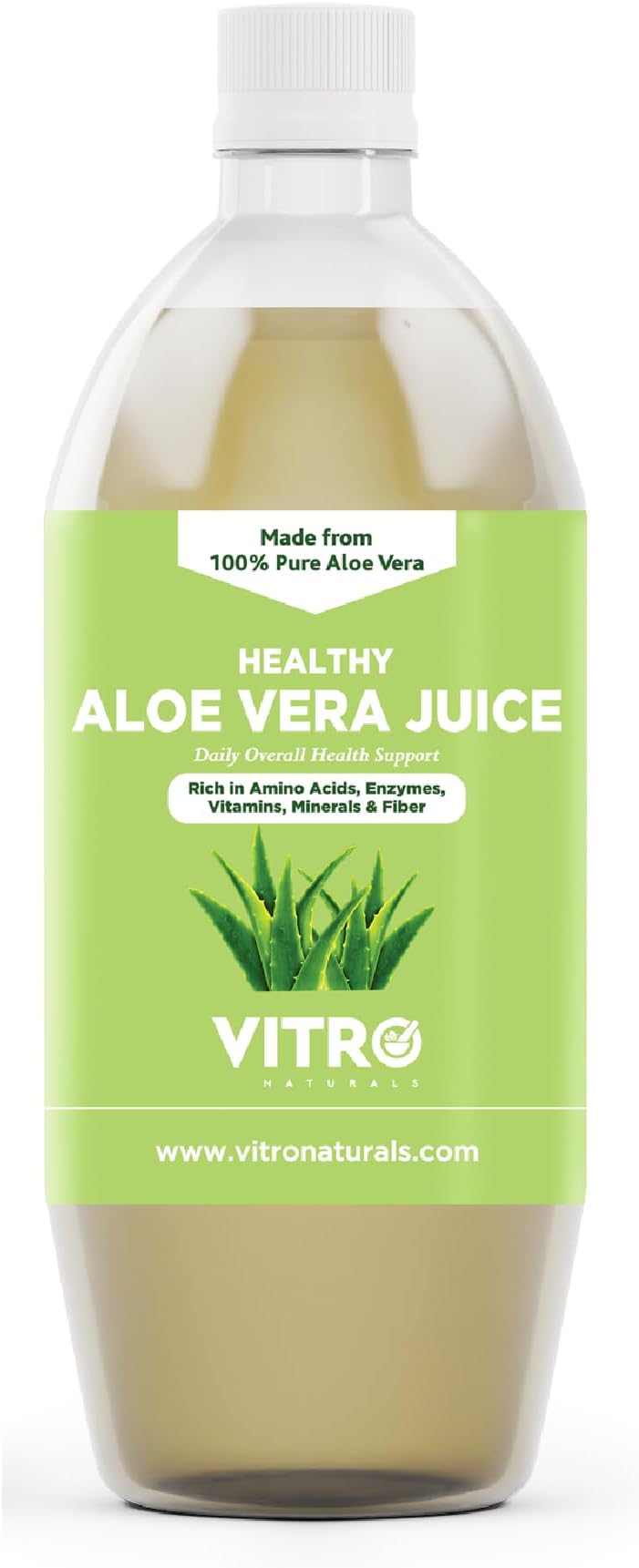 Healthy Aloe Vera Juice 1 Litre | Supports Skin Glow, Digestion & Weight Management | Traditional Recipe for Constipation & Immunity | No Added Sugar