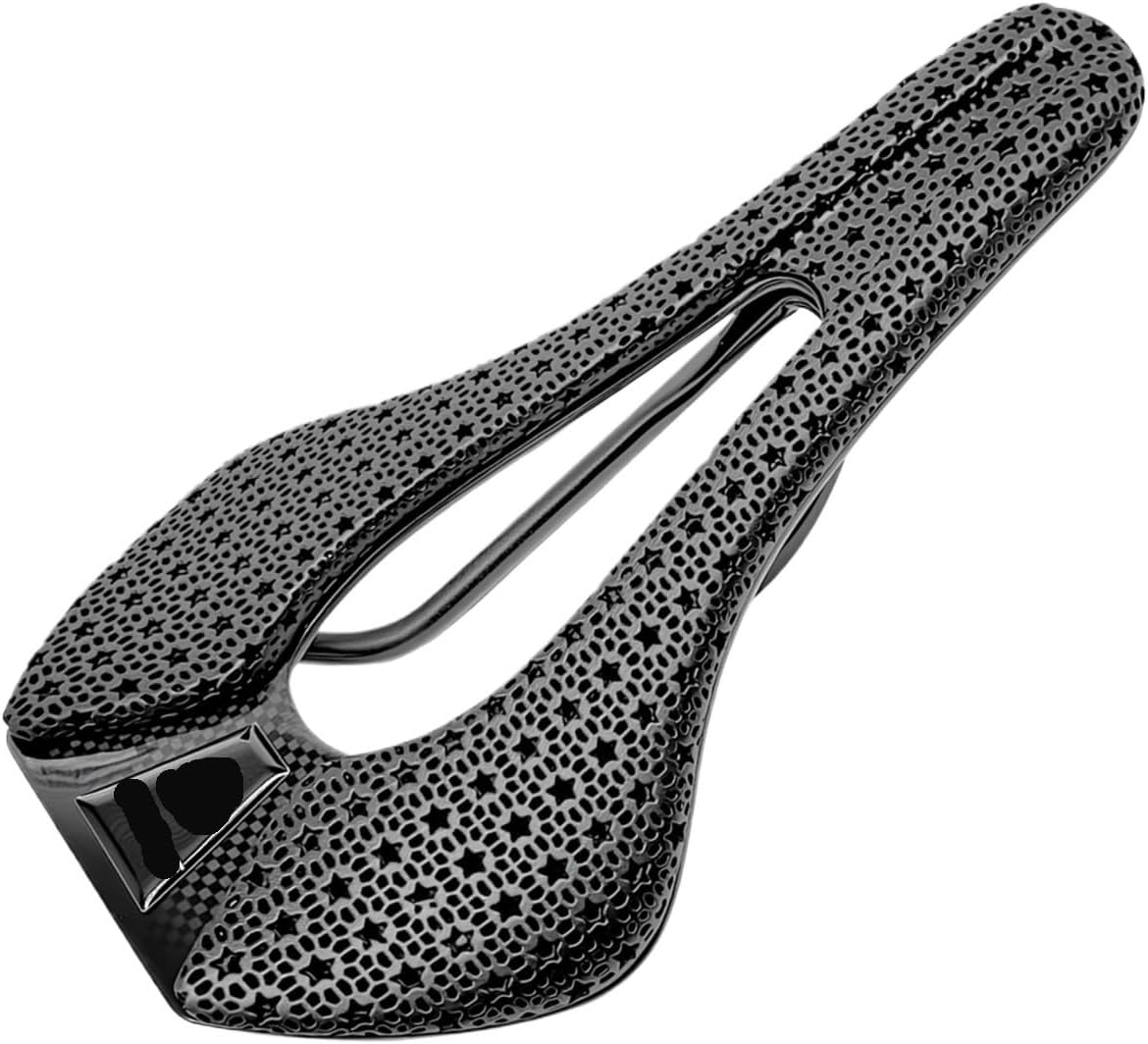 Full Carbon Bicycle Saddle Lightweight 170g Shock Absorption Ergonomic Design Bike Seat Cushion for Comfortable Riding