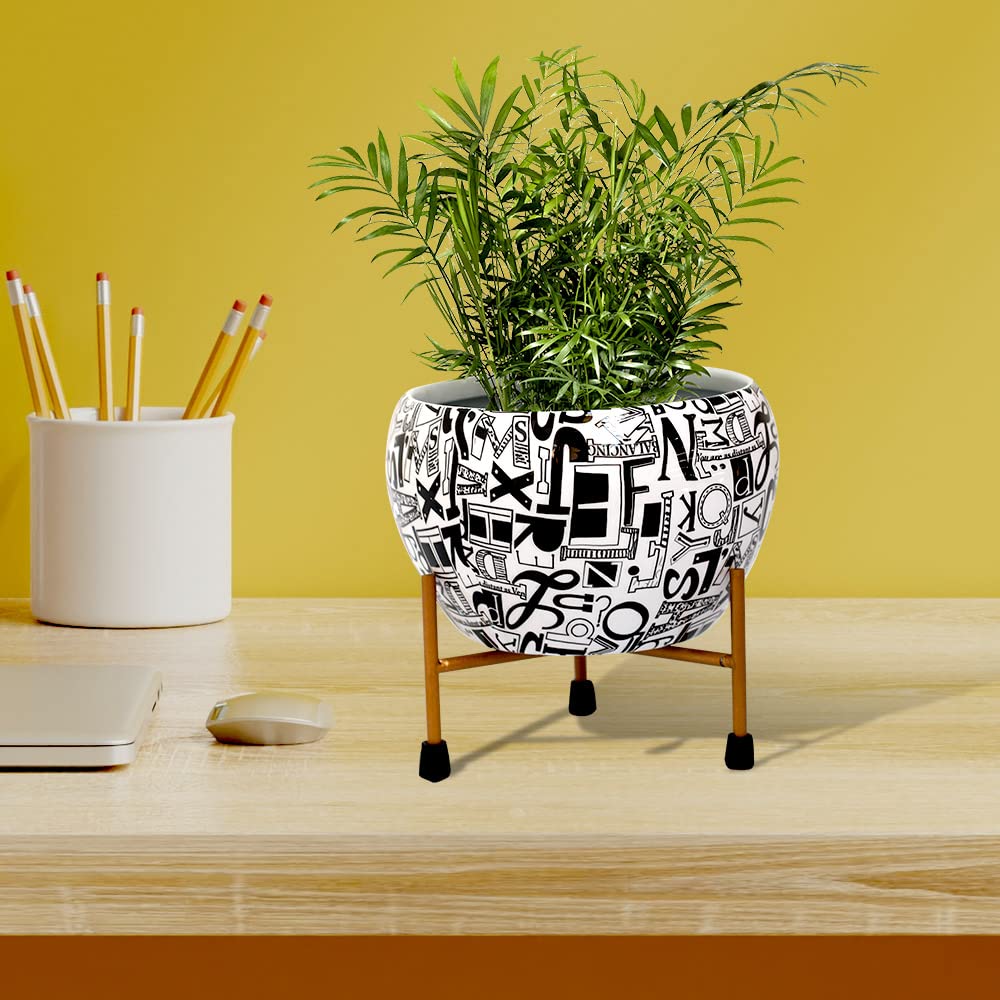 See full amazon price history chart for Urban Plant Designer Round Table-Top Metal Pot with Stand for Indoor and Outdoor Decor | Flower Vase Planter for Indoor Decor 6 Inch (Black Letters) Urban Plant Designer Round Table-Top Metal Pot with Stand for Indoor and Outdoor Decor | Flower Vase Planter for Indoor Decor 6 Inch (Black Letters) (B0BK1MXMYK) Amazon Price History, Amazon Price Tracker