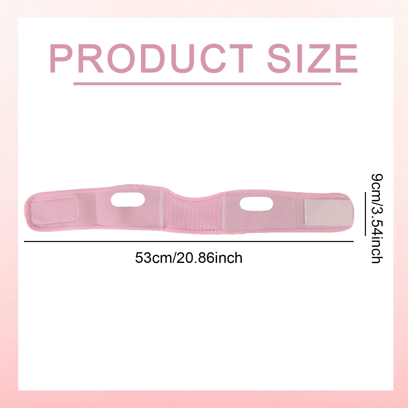 AYNKH Double Chin Lift V Line Mask, Reusable V-Shaped Chin Strap for Women & Men, Jawline Lifting Face Strap - Image 2