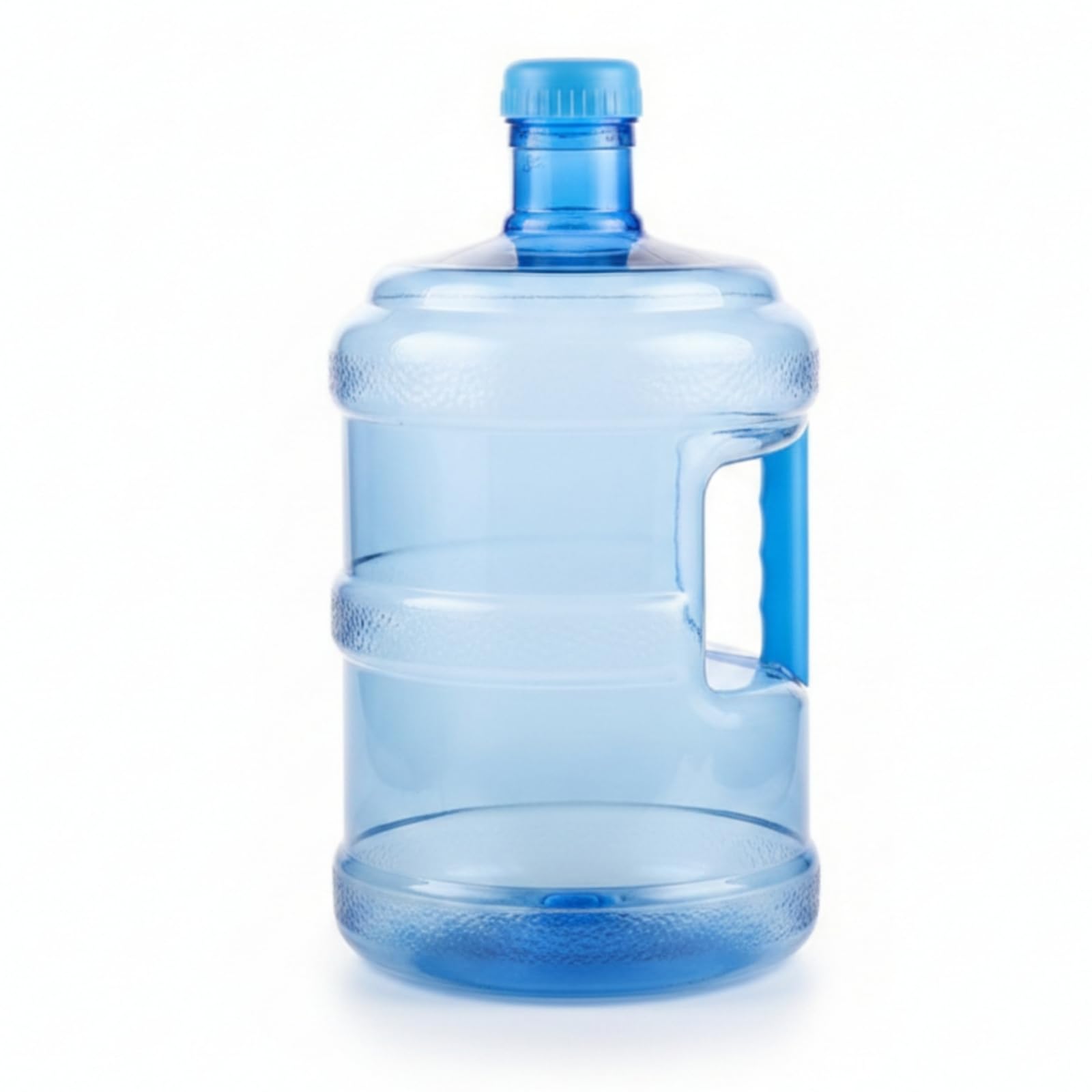 rockible Contenedor de Agua Botella Garrafa Recipiente de PET Reutilizable con Rosca Hermética y Forma Cilíndrica para Almacenamiento y Vertido sin Fugas, 10L