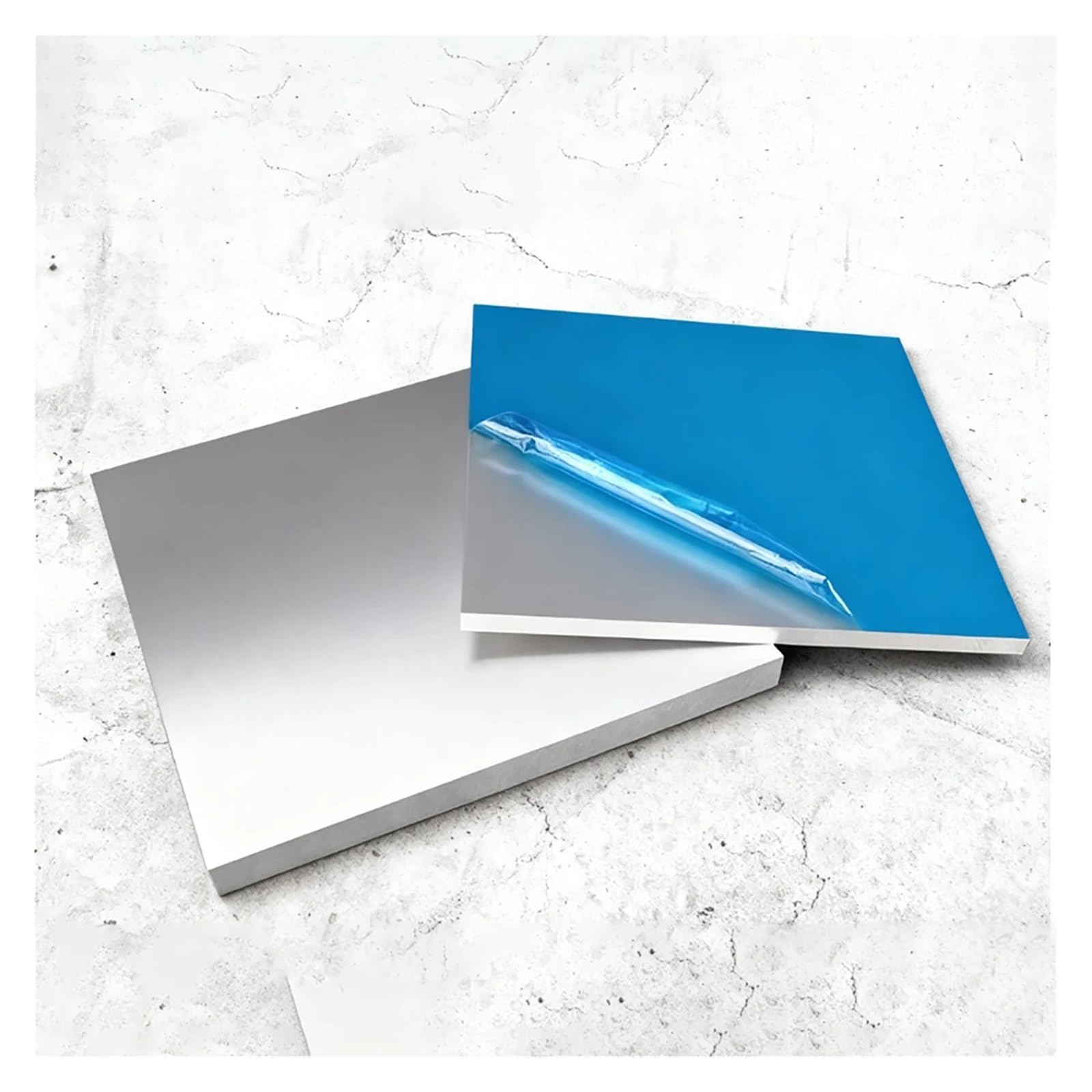 Espesor 0,8/1/1,2/1,5/2/3/4/5 mm 1060 Placa plana de aleación de aluminio Hoja de aluminio 100x100 150x150 200x200 200x300 300x300 mm(300x300x1mm 1pcs)