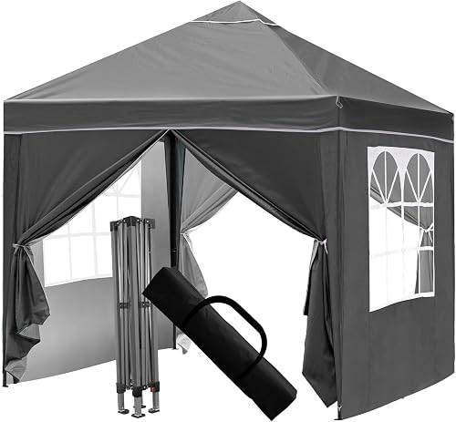 Tonnelle pop-up avec parois latérales amovibles 