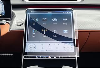 GAFAT 12.8 Inch M-ercedes-Benz EQE SUV/S-Class W223 2021-2025 2026 Navigation Protective Film, Glass Screen Protector for M-ercedes 12.8 Inch MBUX Touch Screen, Benz EQE SUV Accessories, 9H