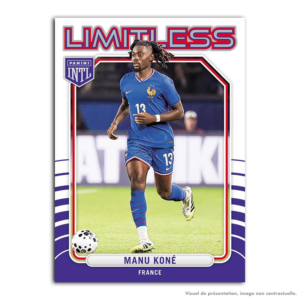 PANINI 2026 PANINI INTL Francja Męska drużyna narodowa TCH Blaster Box 6 kieszeni po 6 kart