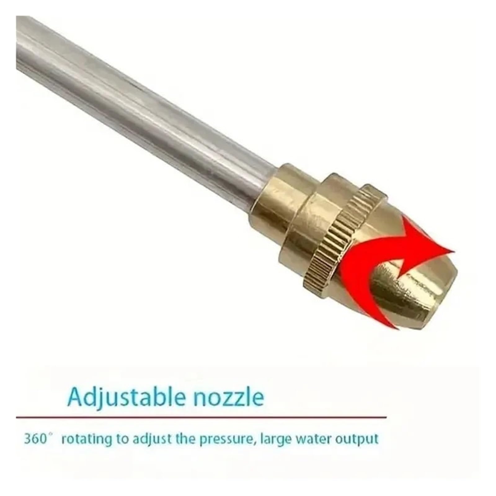 Pistola De Agua Alta Presión Portátil, Limpieza Metales Ajustable, Máquina Lavado Coches, Manguera Riego Jardín, Boquilla Rociadora, Espuma Ahorro De Agua Y Mano De Obra