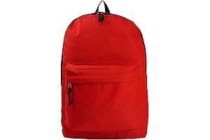 18-Inch Basic Emergency Survival Backpack in Red