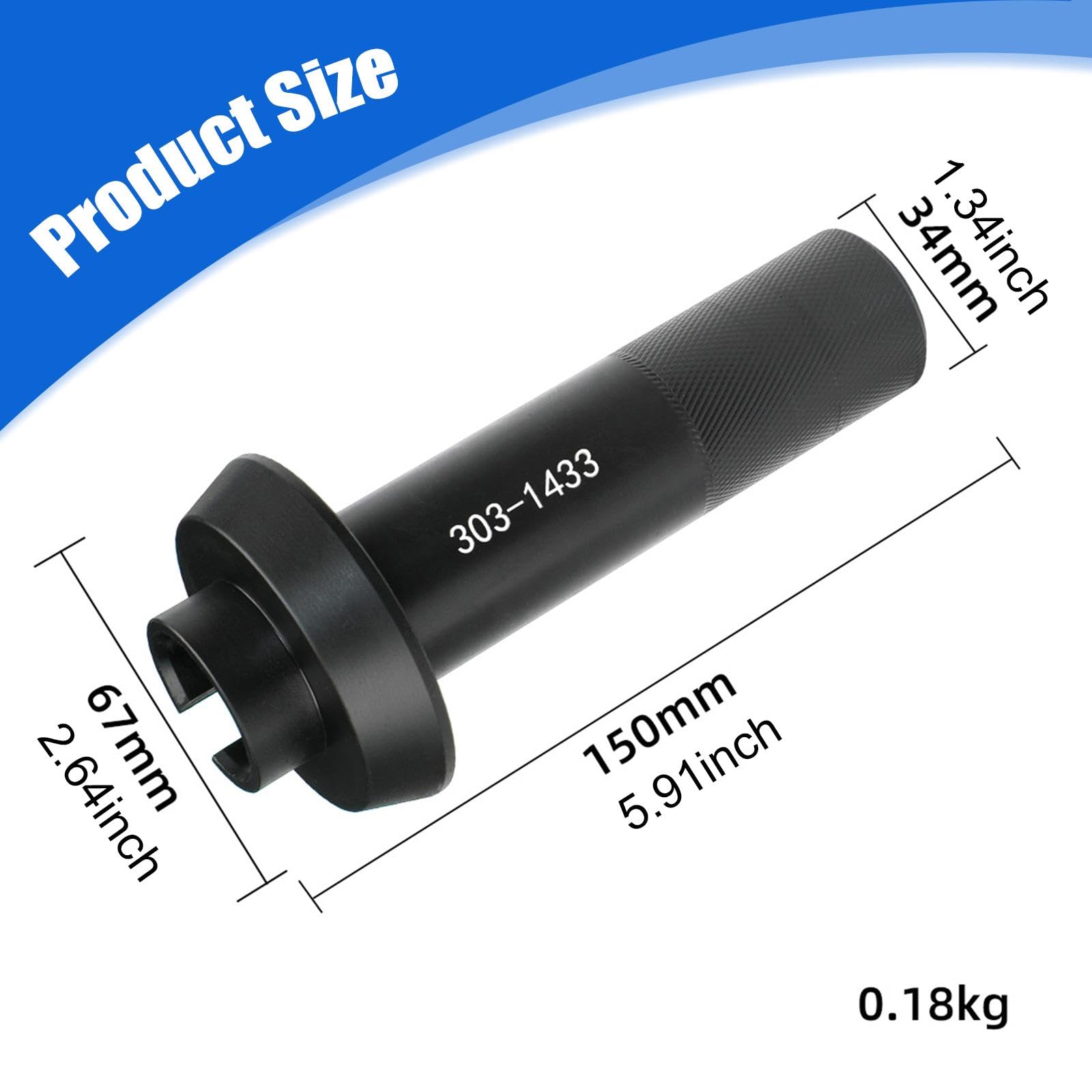 Front Seal Aligner Strumento Montaggio Sigillo Frontale Paraolio Acciaio Funzione Antiscivolo Ricambio Meccanico Adatto per Auto Officina