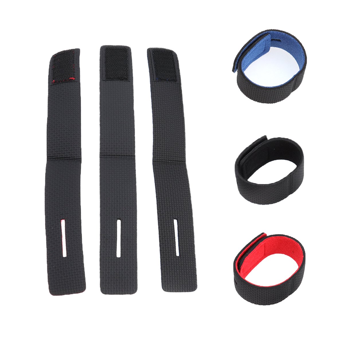 MRMIAN Angelruten Bänder 12 Stück - Elastische Klettbänder Für Ruten Transport