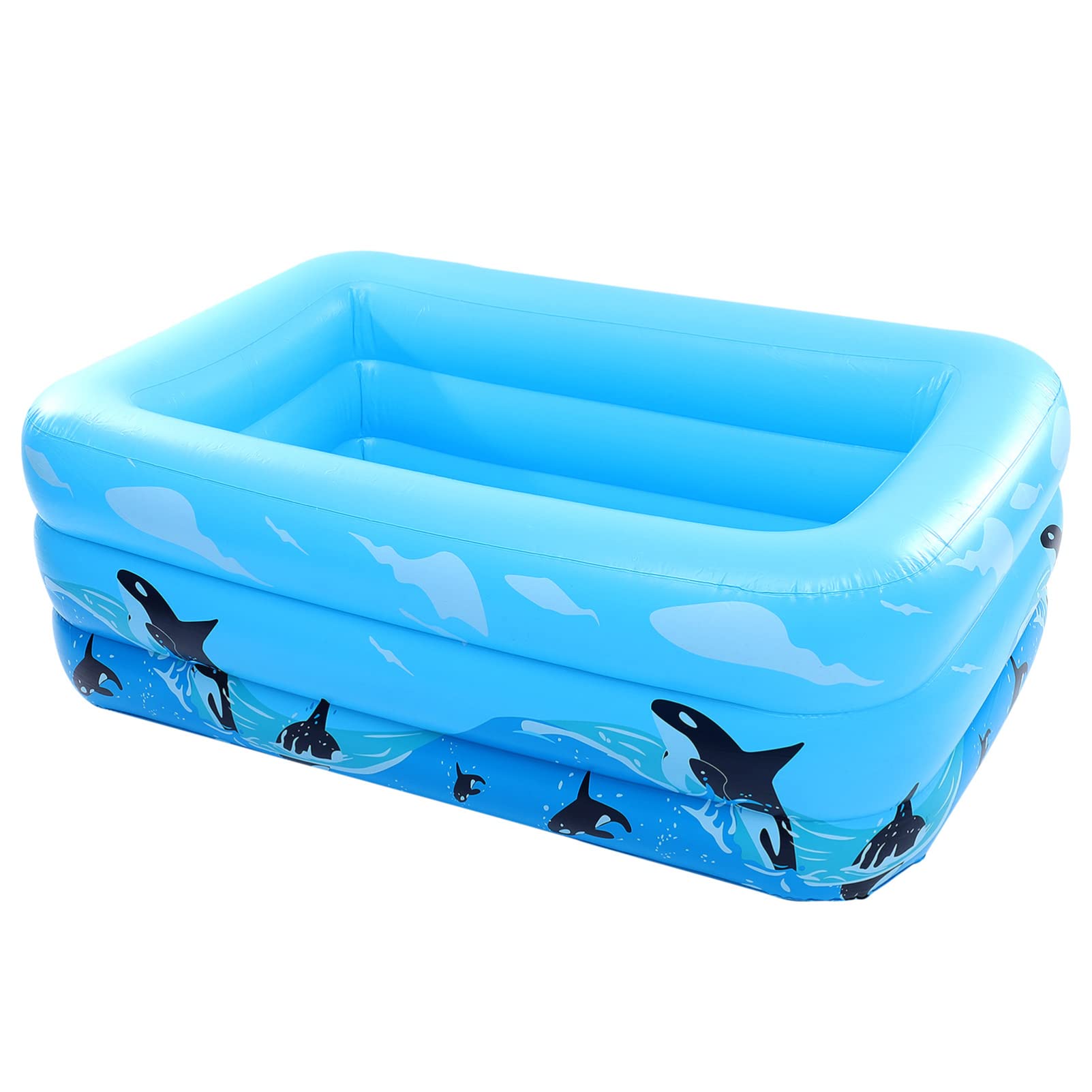 Vaguelly Piscina Gonfiabile Resistente per Interni Ed Esterni per Feste e Relax Giardino