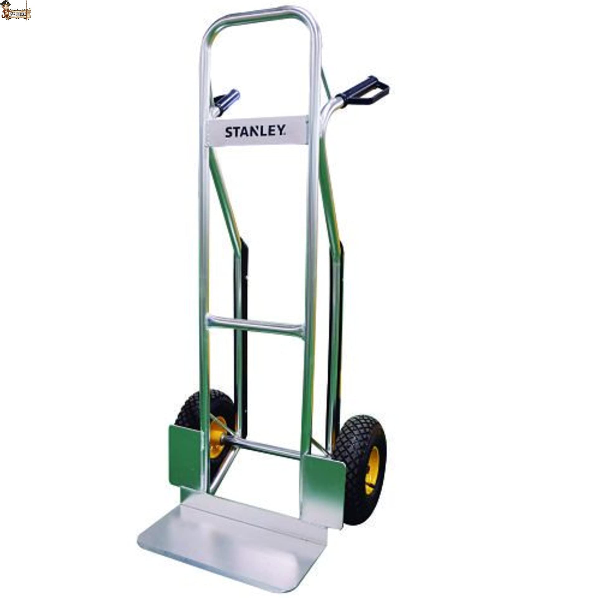 BricoLoco Hand Truck Loading up to 200 kg. Storage, Moving. Made of Aluminium. Lightweight and robust. with guides and extra handle. Handle with protection knuckles.
