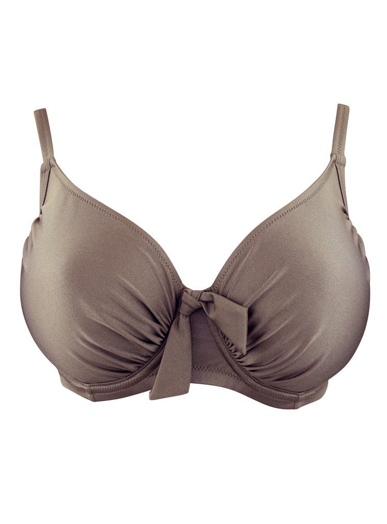 Pour Moi? Women's 1130 Azure Underwired Bikini Top, Brown (Stardust), 32D