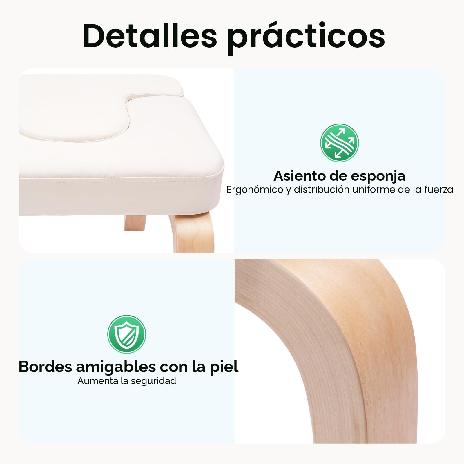 Taburete de Yoga con Soporte para la Cabeza, Taburete de Yoga, Silla de Entrenamiento para Casa y Gimnasio