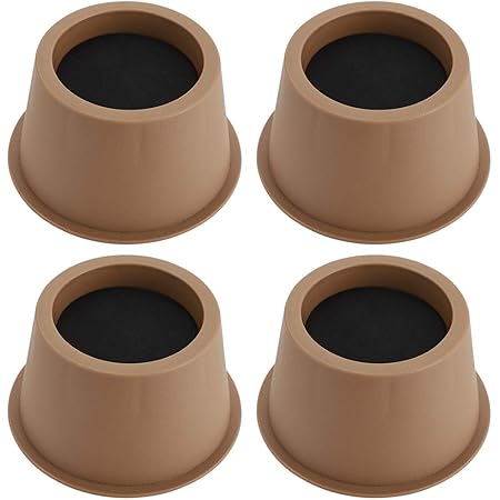 Rialzi Per Mobili In Bambù Relaxdays - Altezza 14 Cm, 4 Pezzi, Portata 500 Kg, Facile Uso - Foto 12