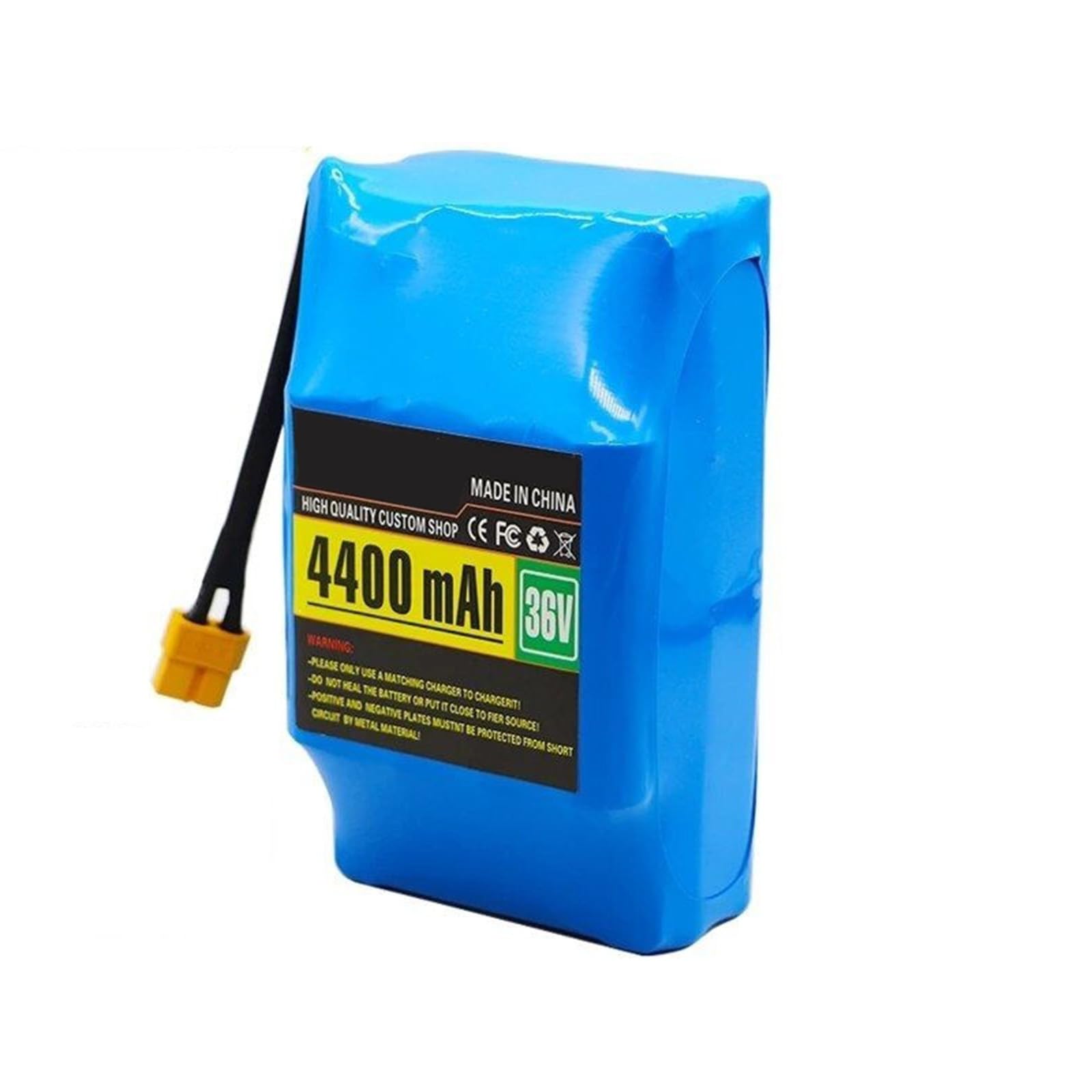 36V Batterie Lithium Étanche pour Hoverboard 4.4AH Batterie Lithium pour Monocycle Batterie Haute Capacité avec BMS Batterie pour Scooter Électrique