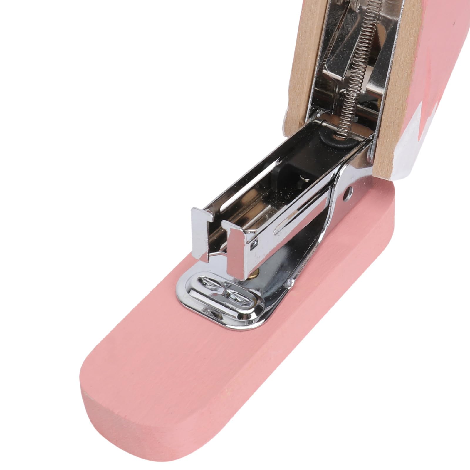 EXCEART 2 mini cucitrici - cucitrice in legno a forma di fenicottero e giraffa - mini pinzatrice compatta per ufficio, scrivania, aula, cancelleria kawaii