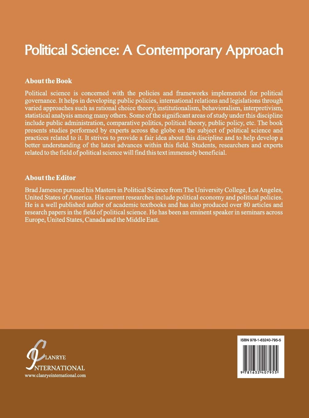 Political Science: A Contemporary Approach