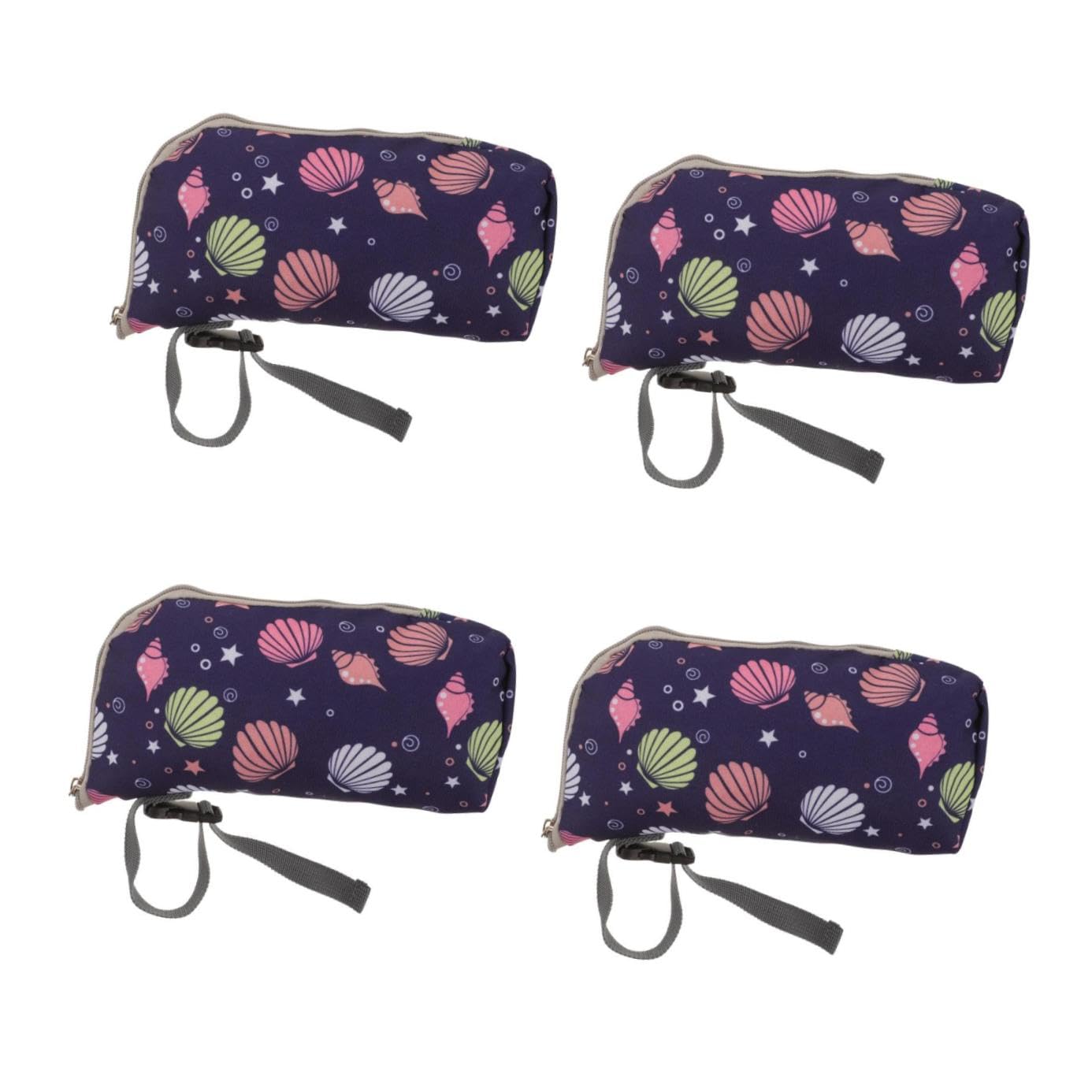 Yardwe 4 Piezas Tapa de Botella aislada cálido Botellas térmico Plegable portátil Bolsas térmicas para biberones Bolsa térmica para biberones Bolso Enfriador de biberones Tela Oxford