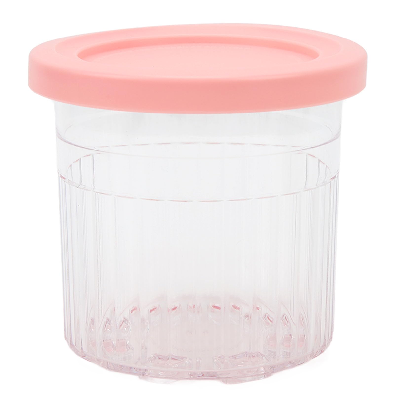 Eisbecher-Behälter, 4 Stück, 600 ml, wiederverwendbare Gefrierbehälter zur Aufbewahrung von Lebensmitteln, für Eismaschinen der NC299AMZ NC300s-Serie