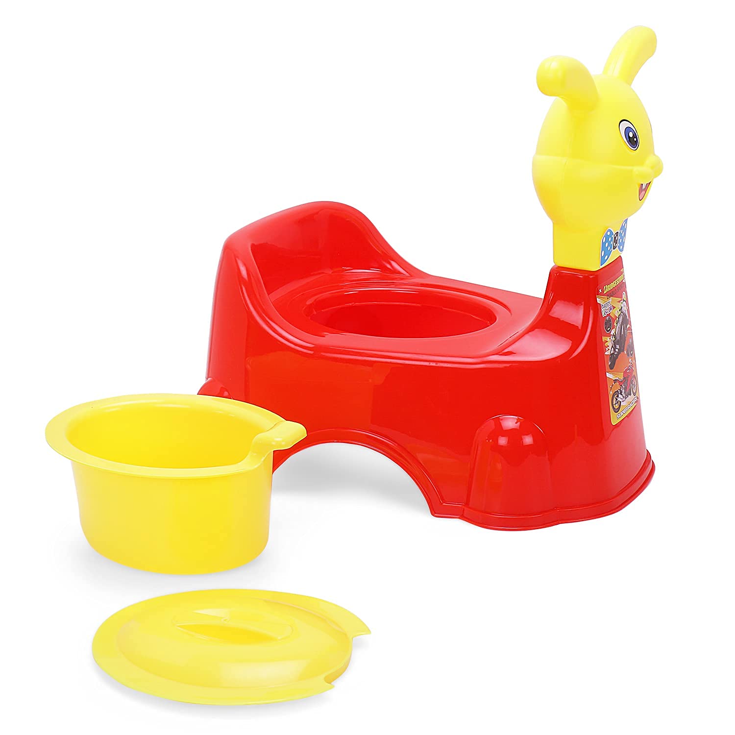 Homiefix present Attrative Baby Potty Seater For Kids, Boys & Baby Girls In Red Colour. 1