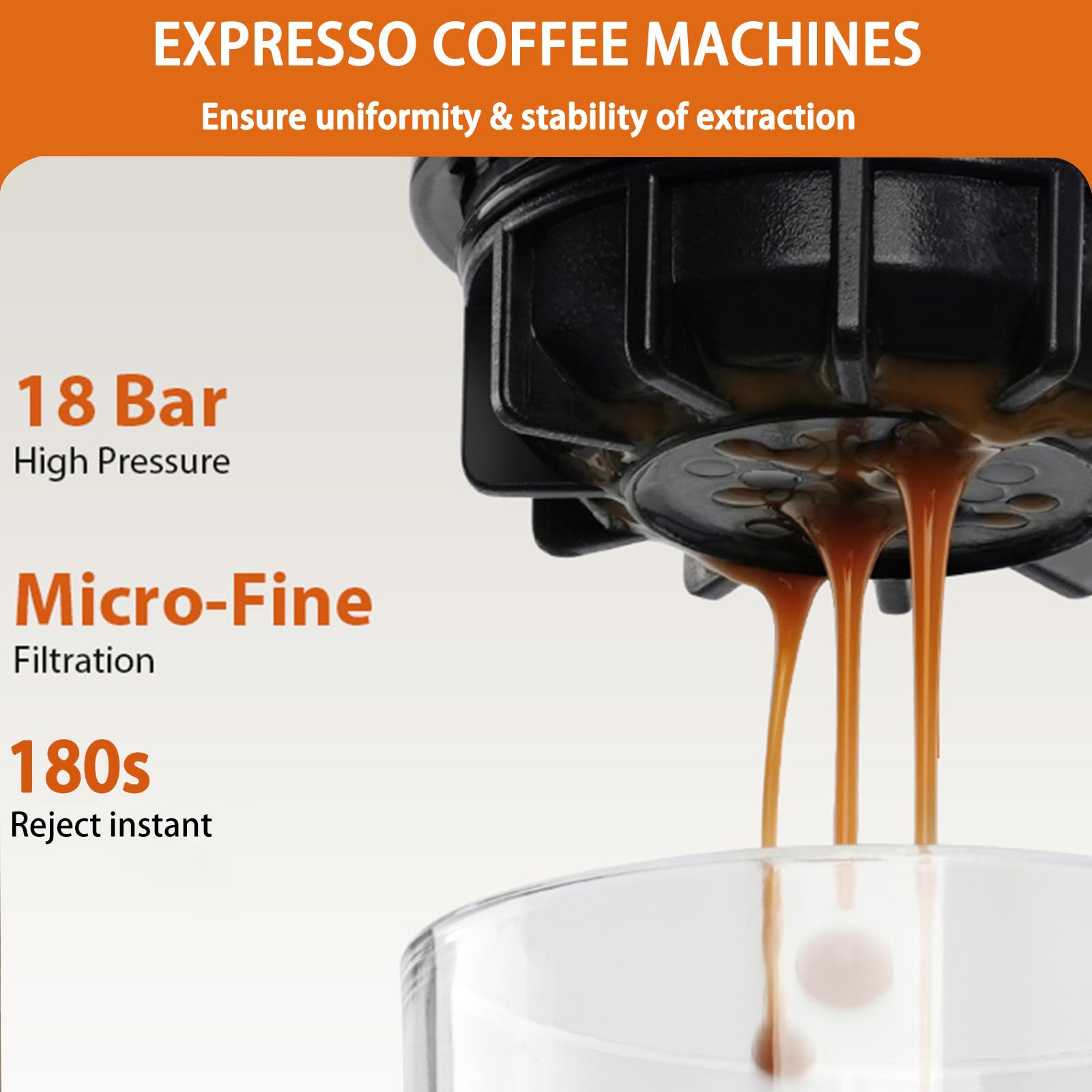 Cafetera Portatil para café molido compatible al aire libre, Cafetera Express 18 bares de accionamiento manual, Cafetera Espresso sobre la marcha, ultra-pequeño para viajes Camp