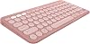 Logitech Pebble Keys 2 K380s Wireless Keyboard with Multi-Device Feature, Customizable Shortcuts, Bluetooth, Portable, Windows, macOS, iPadOS, Android, Chrome OS, Easy-Switch, Turkish Q, Pink