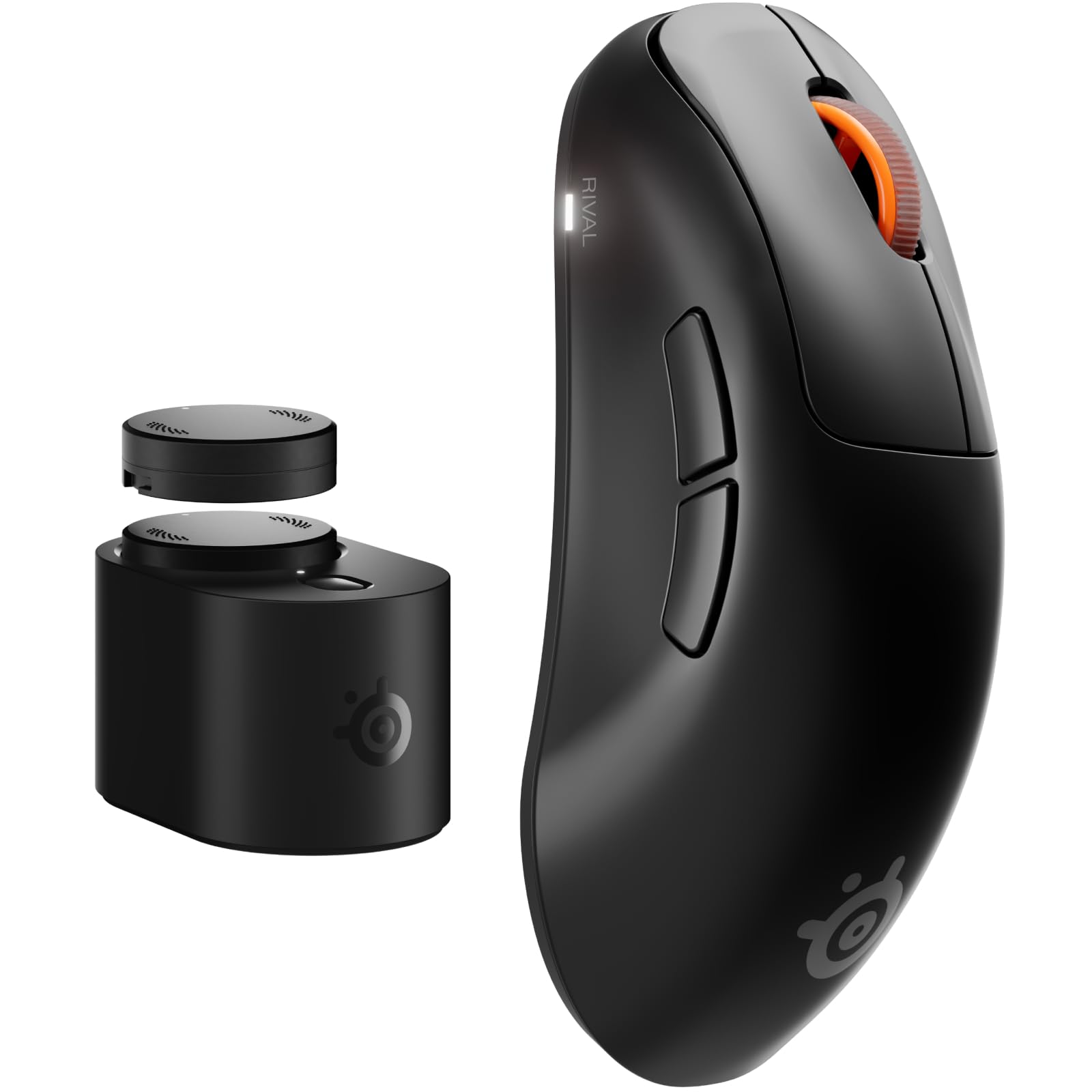 SteelSeries Rival Pro Wireless Ergonomische Gaming-Maus – Schwarz