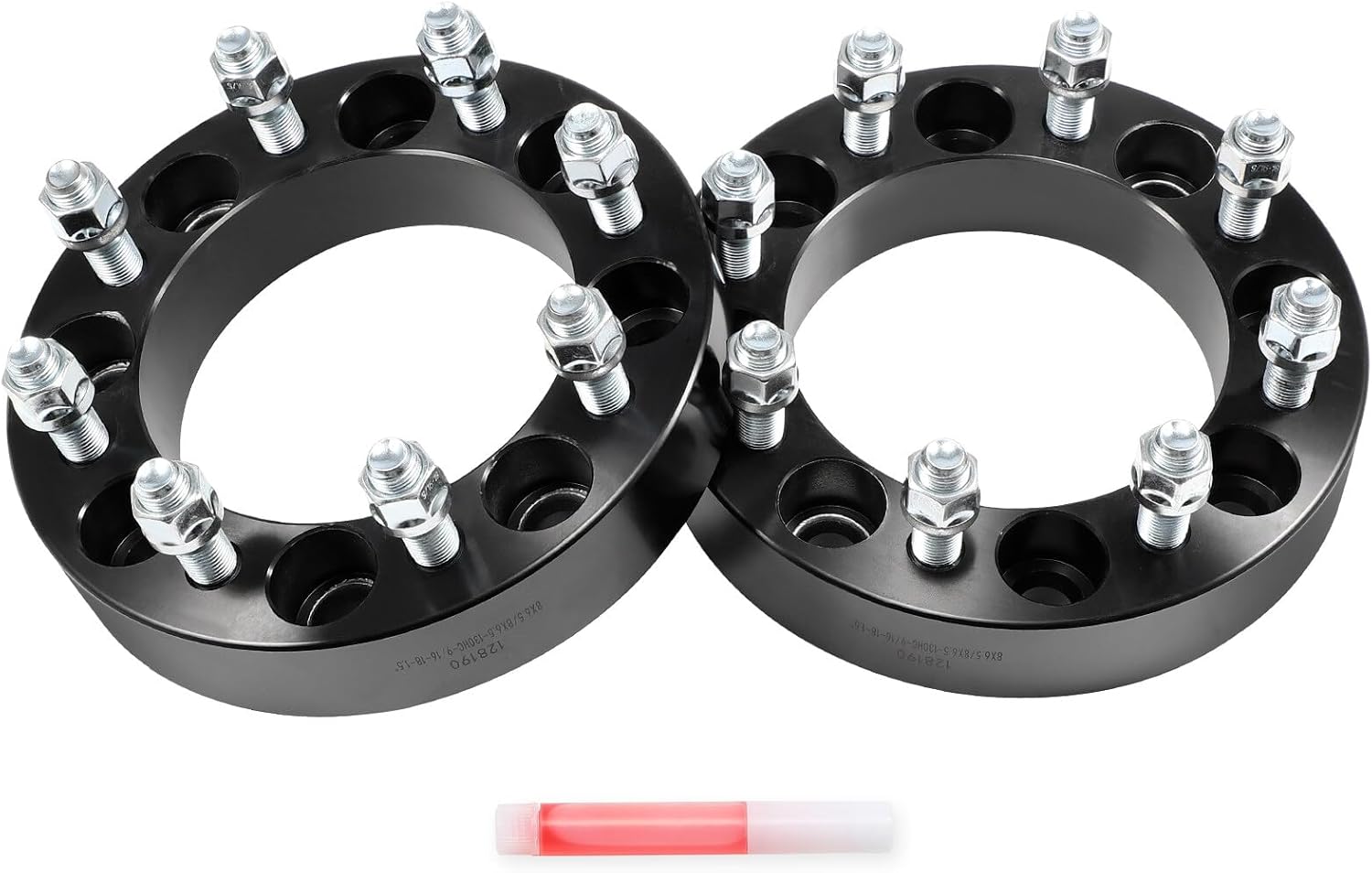 SCITOO 2pcs Wheel Spacers 1.5" 8x6.5 Bore 130mm Studs 9/16-18 8Lug Wheel Spacers Adapters Fit for for Ford E-150 E-150 Econoline E-250 E-250 Econoline E-350 Club Wagon E-350 Econoline